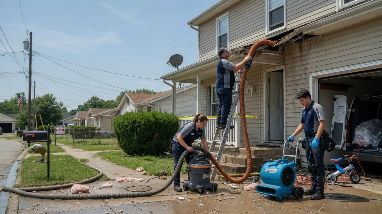 Water Damage Restoration in Hudson, IL near me